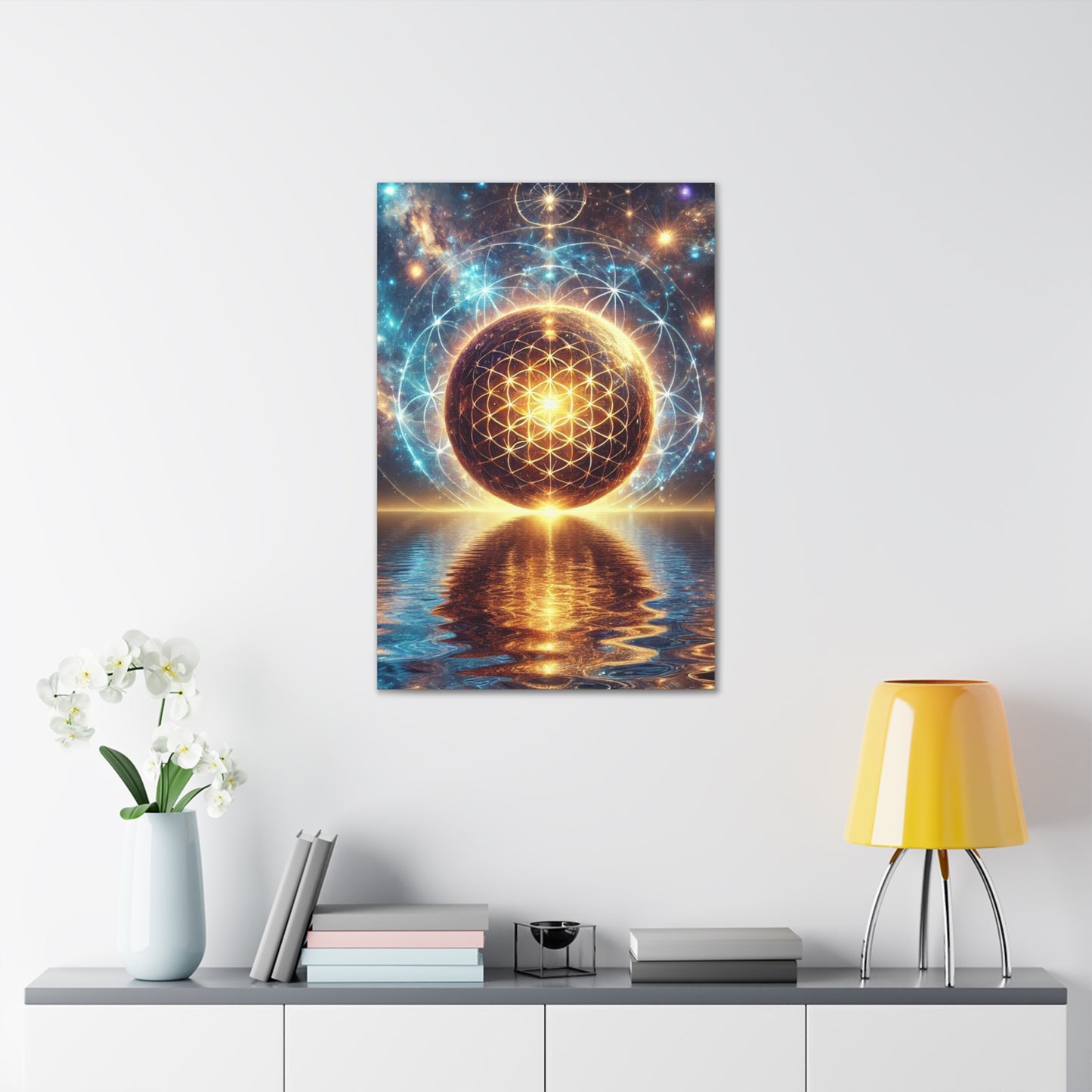 Sacred Geometry Art Canvas Ed. 52