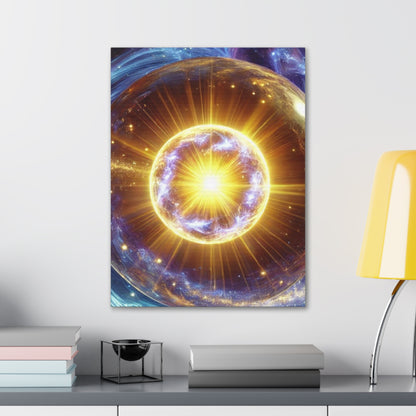 Energetic Orbs Art Canvas Ed. 12