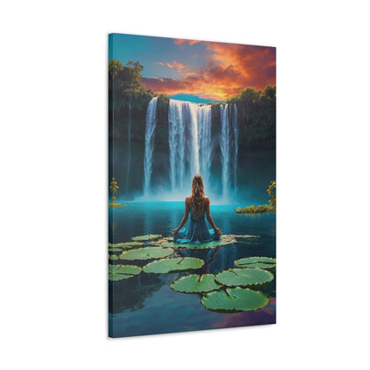 Blissful Lotus Art Canvas Ed. 2