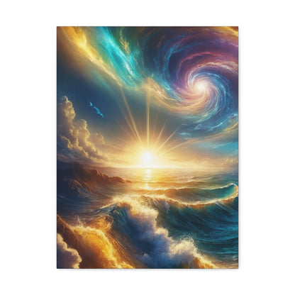 Serene Ocean Art Canvas Ed. 1