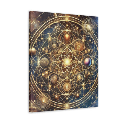 Sacred Geometry Art Canvas Ed. 77