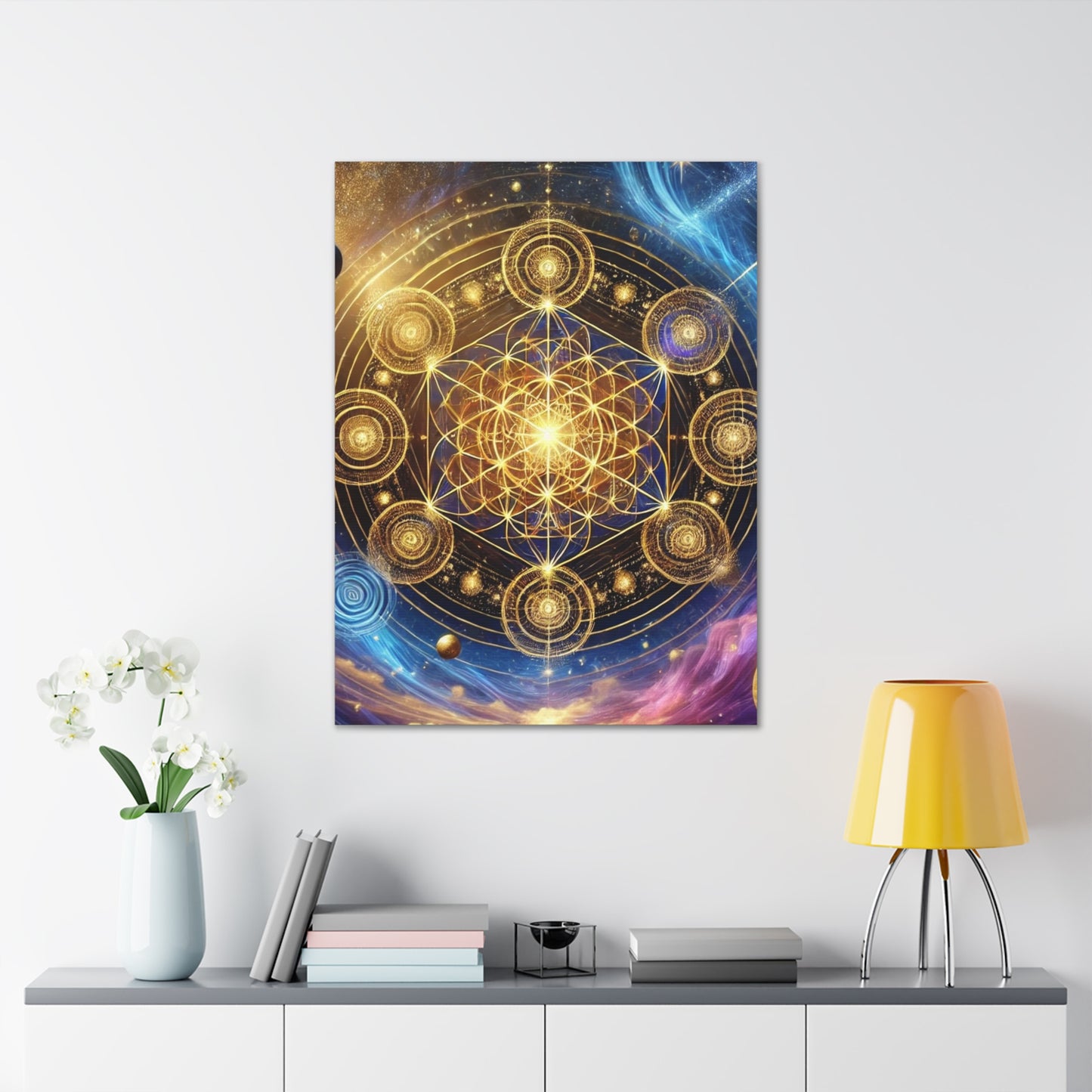 Sacred Geometry Art Canvas Ed. 68