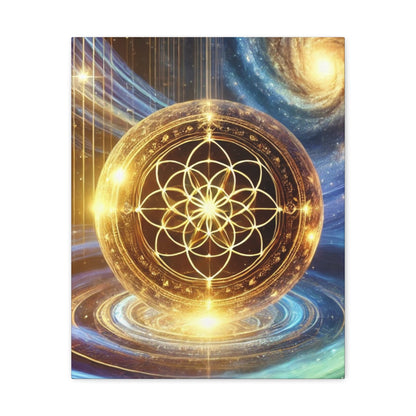 Sacred Geometry Art Canvas Ed. 57