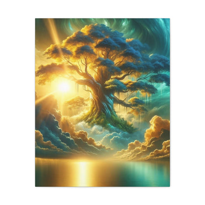 Trees of Light Art Canvas Ed. 3