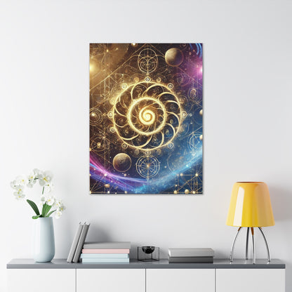 Sacred Geometry Art Canvas Ed. 65