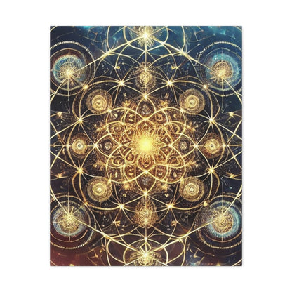 Sacred Geometry Art Canvas Ed. 75