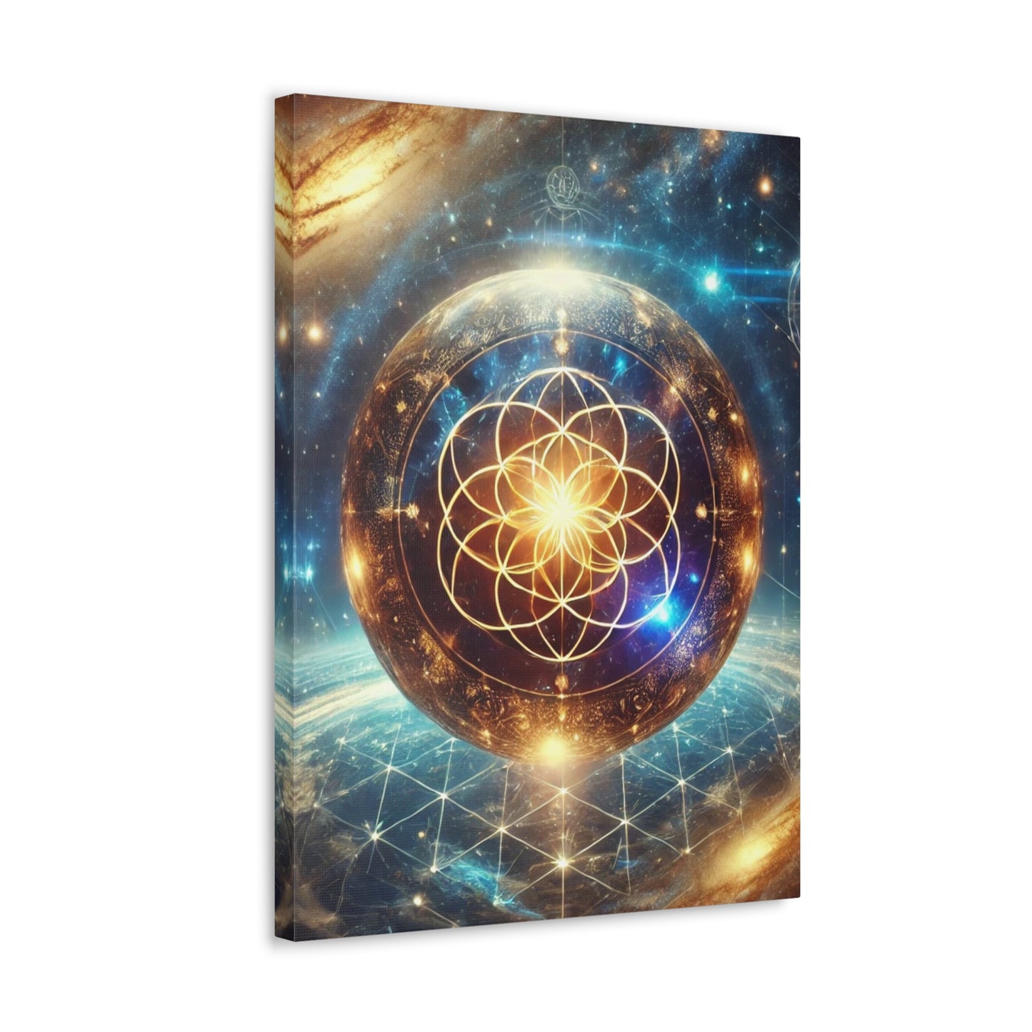 Sacred Geometry Art Canvas Ed. 53