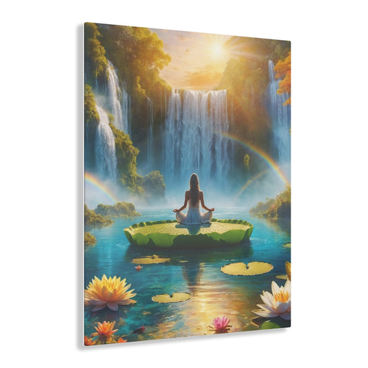 Blissful Lotus Acrylic Print Ed. 18