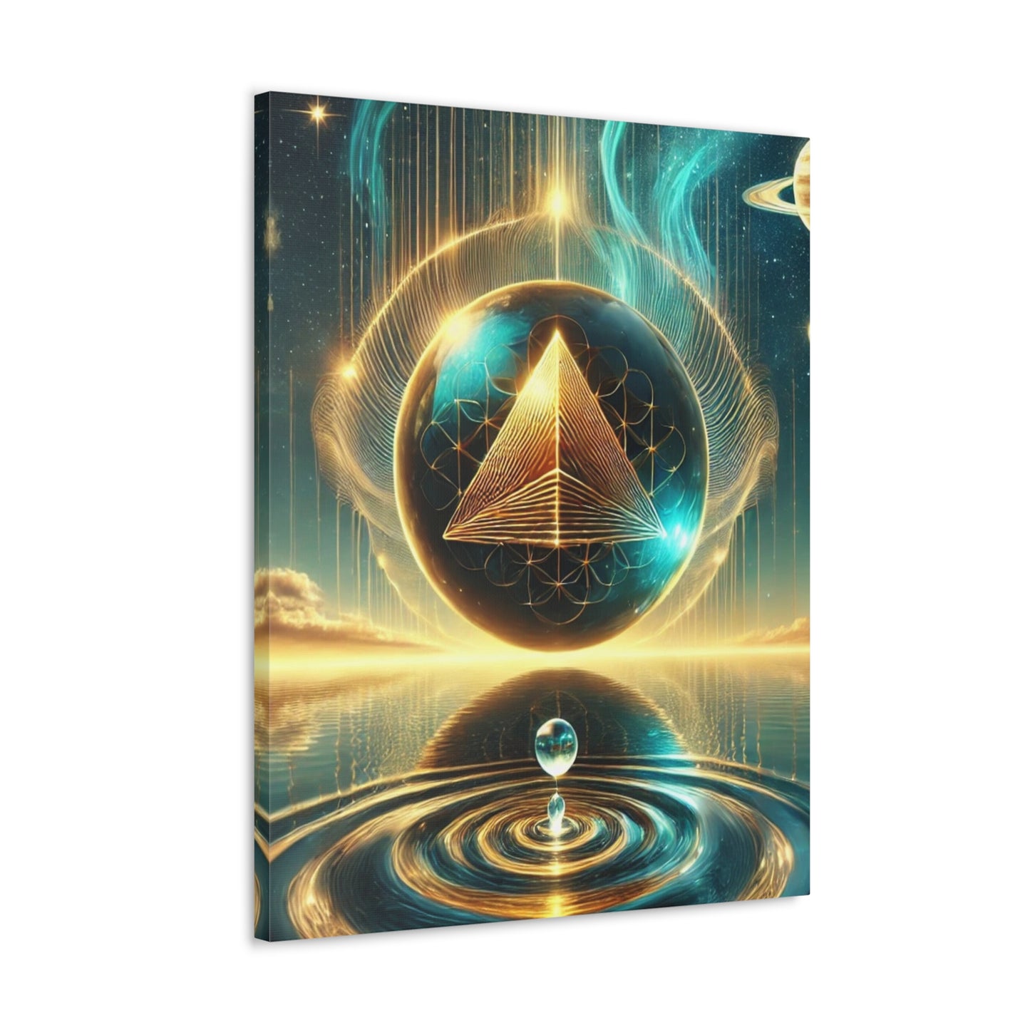 Sacred Geometry Art Canvas Ed. 35