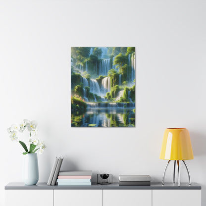 Majestic Waterfalls Art Canvas Ed. 9