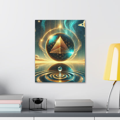 Sacred Geometry Art Canvas Ed. 35