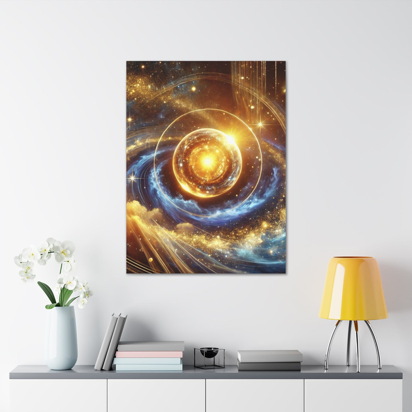 Energetic Orbs Art Canvas Ed. 16