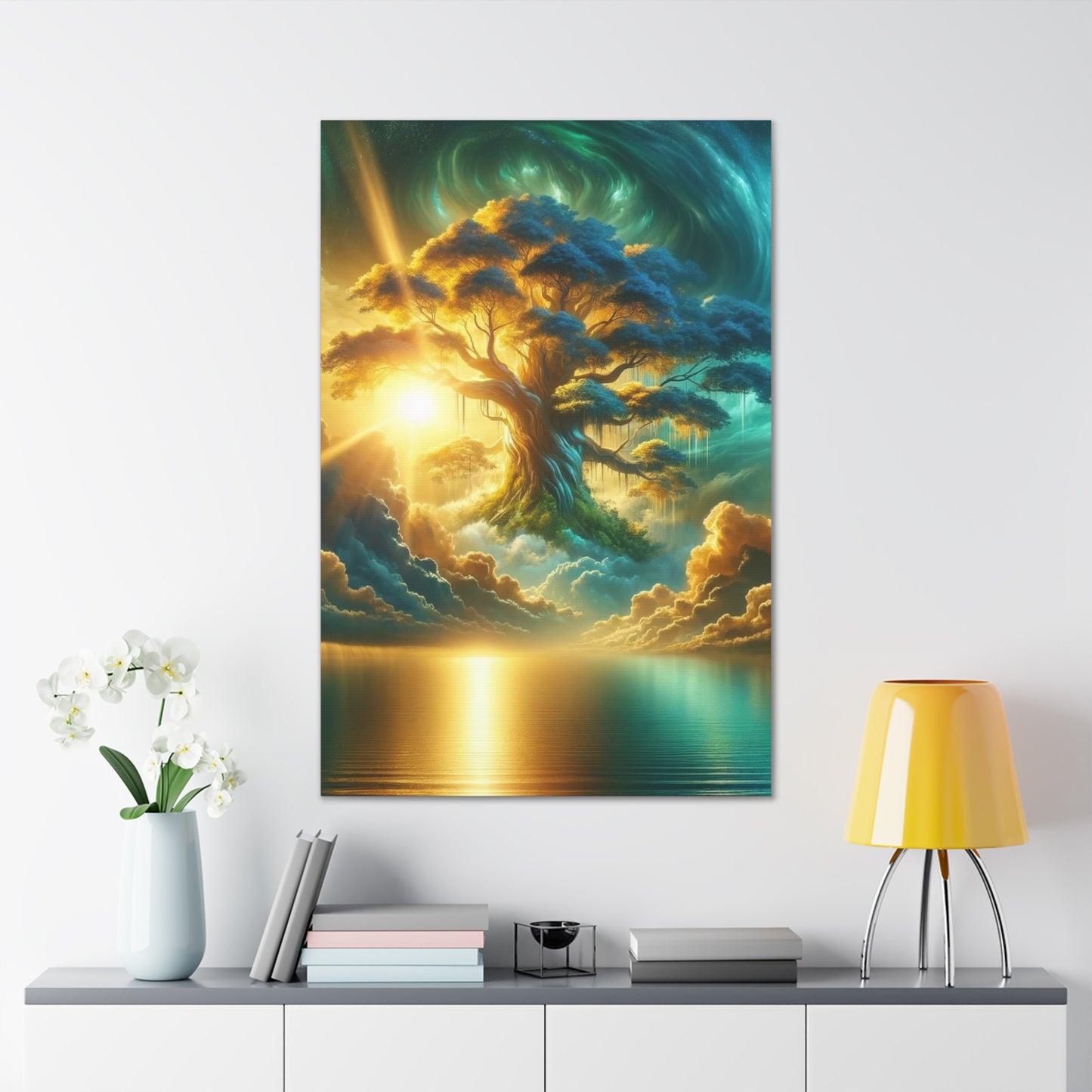 Trees of Light Art Canvas Ed. 3