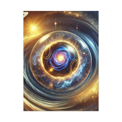 Energetic Orbs Art Canvas Ed. 14