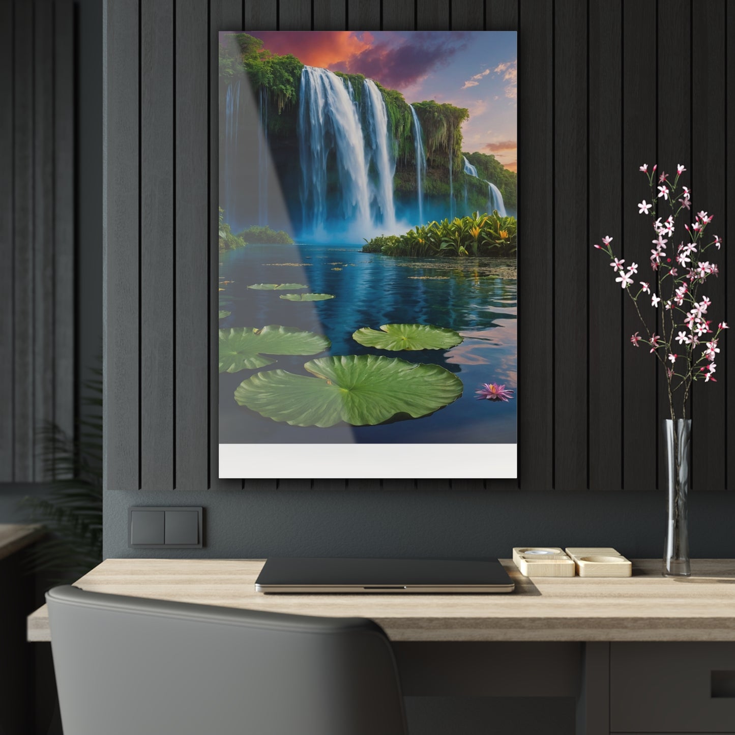 Blissful Lotus Acrylic Print Ed. 3