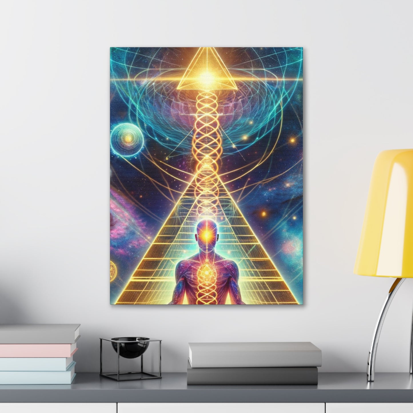 Quantum Entanglement Art Canvas Ed. 19