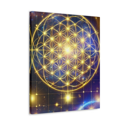 Sacred Geometry Art Canvas Ed. 73