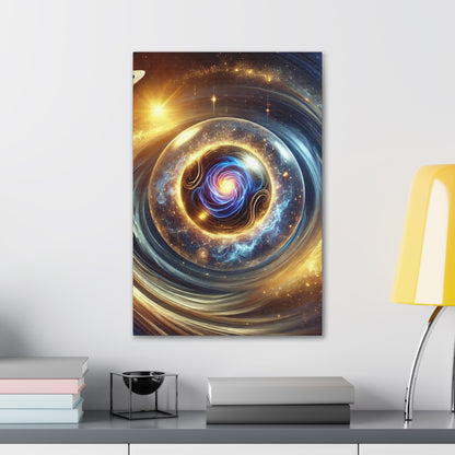 Energetic Orbs Art Canvas Ed. 14