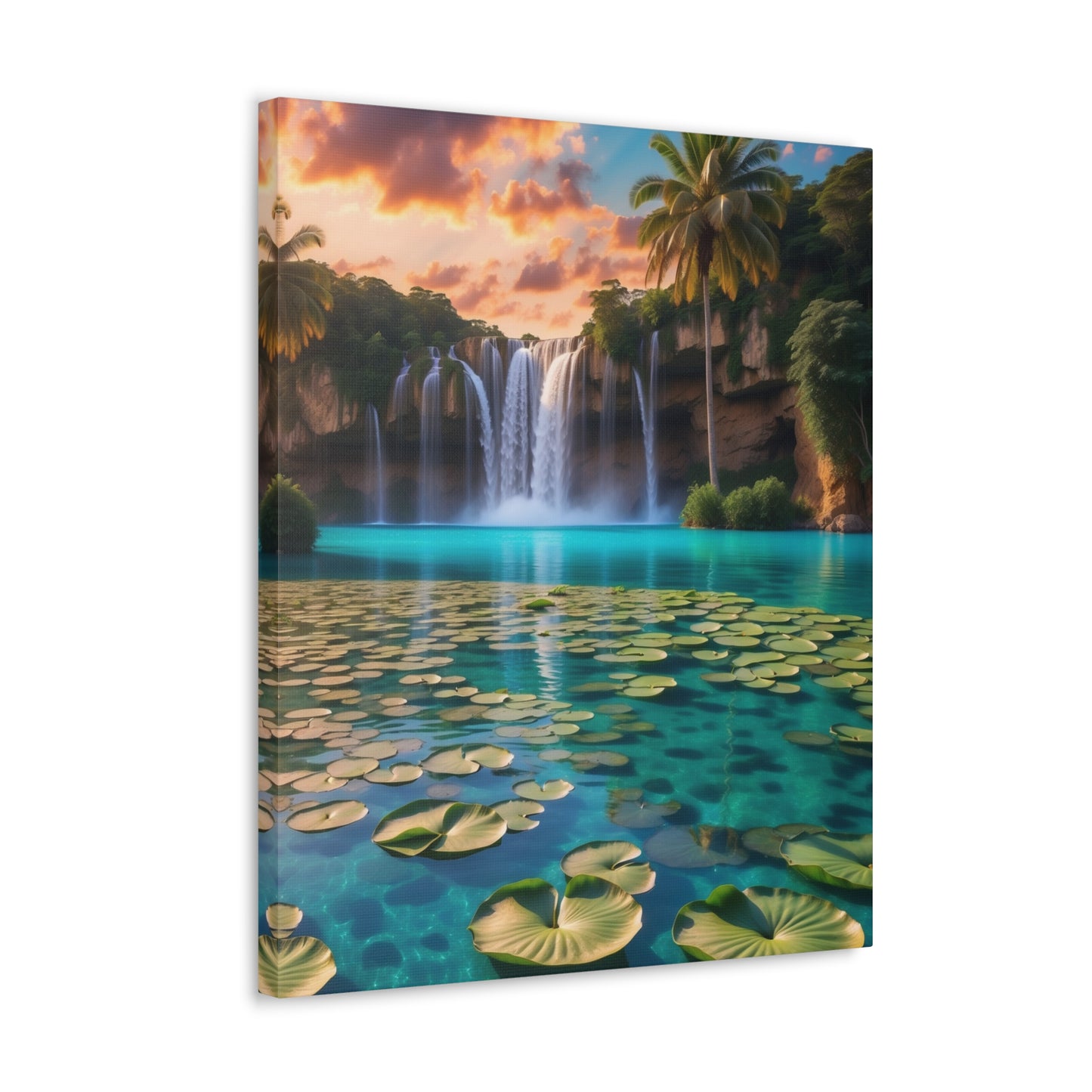 Majestic Waterfalls Art Canvas Ed. 40