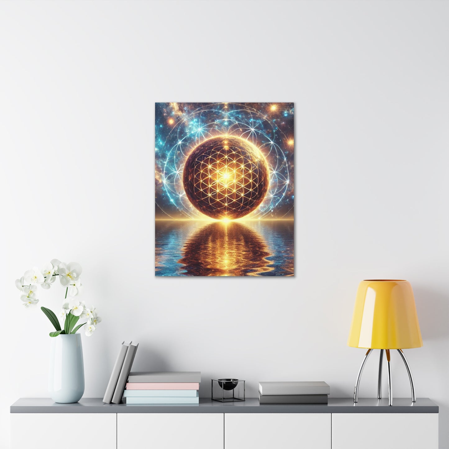 Sacred Geometry Art Canvas Ed. 52