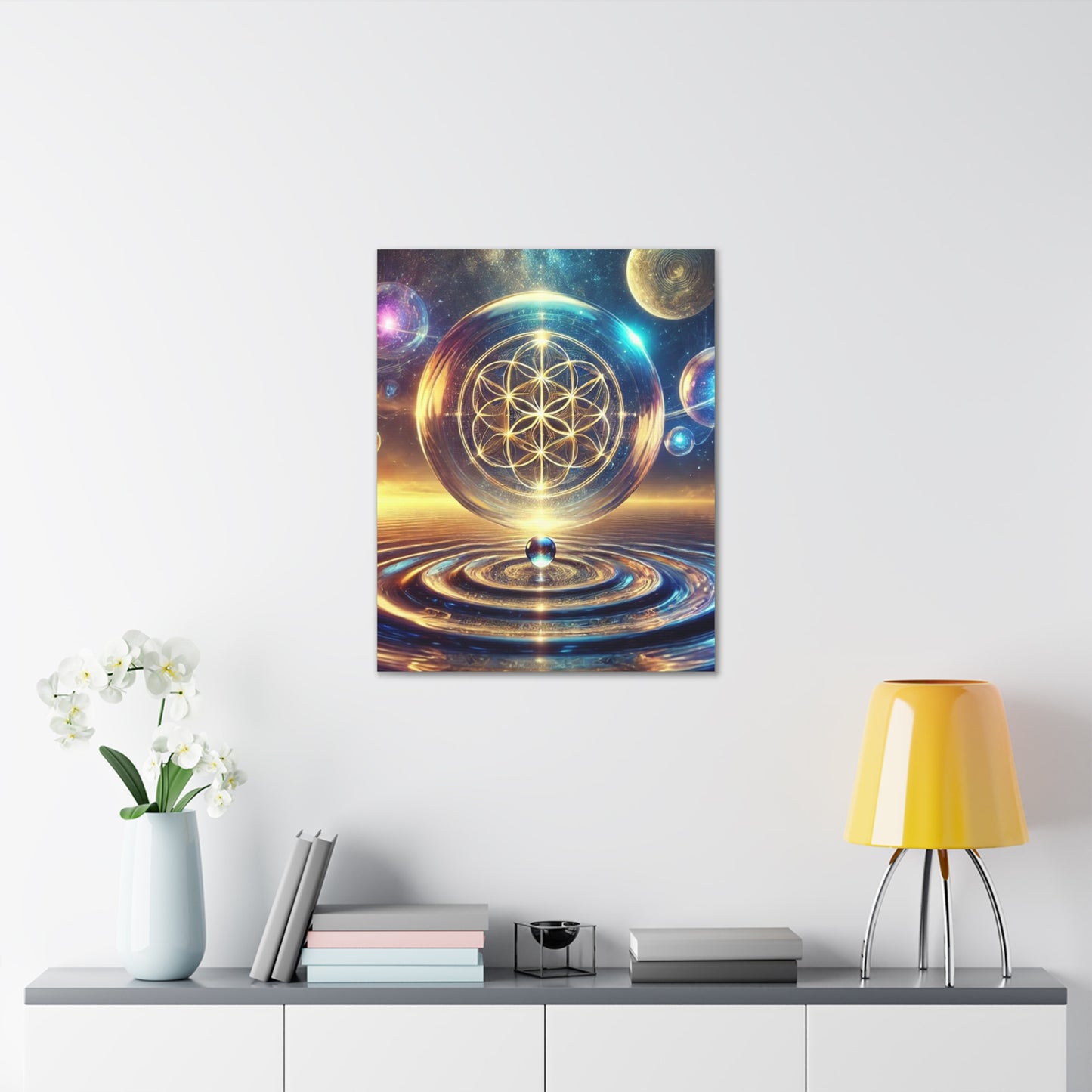 Sacred Geometry Art Canvas Ed. 23