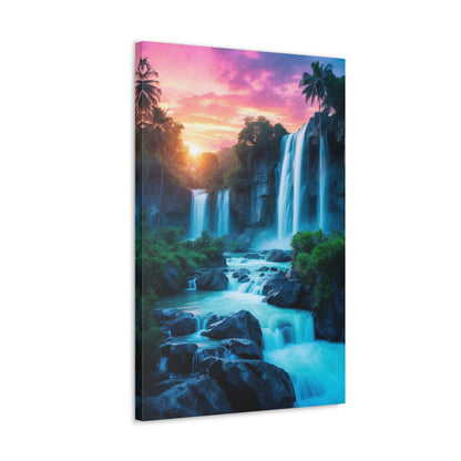 Majestic Waterfalls Art Canvas Ed. 31