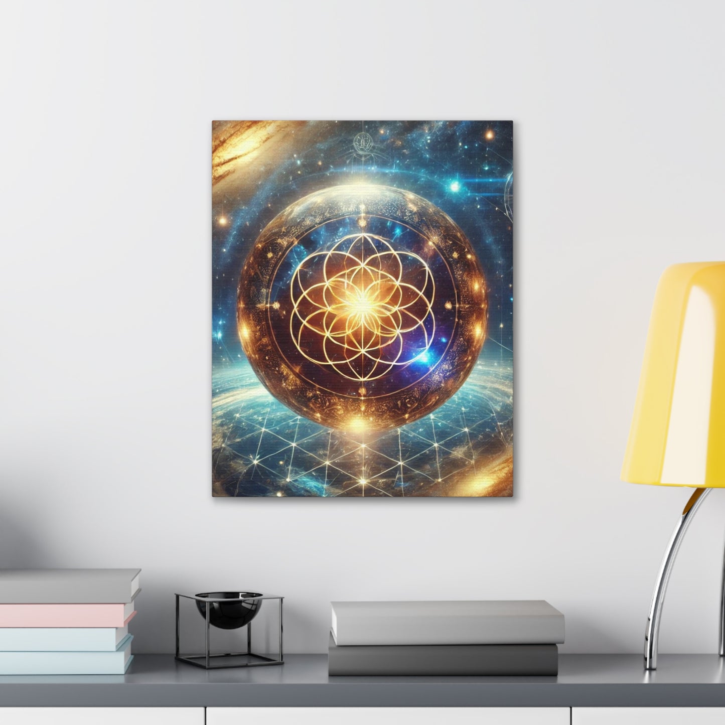 Sacred Geometry Art Canvas Ed. 53