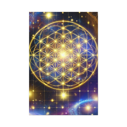 Sacred Geometry Art Canvas Ed. 73