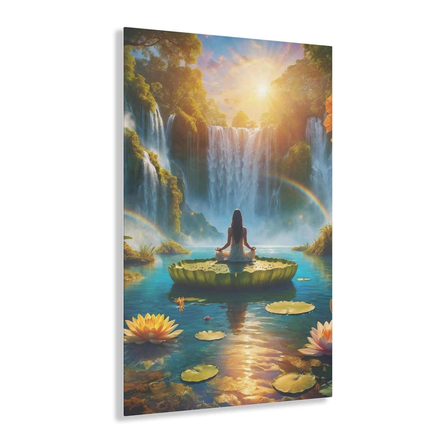 Blissful Lotus Acrylic Print Ed. 17