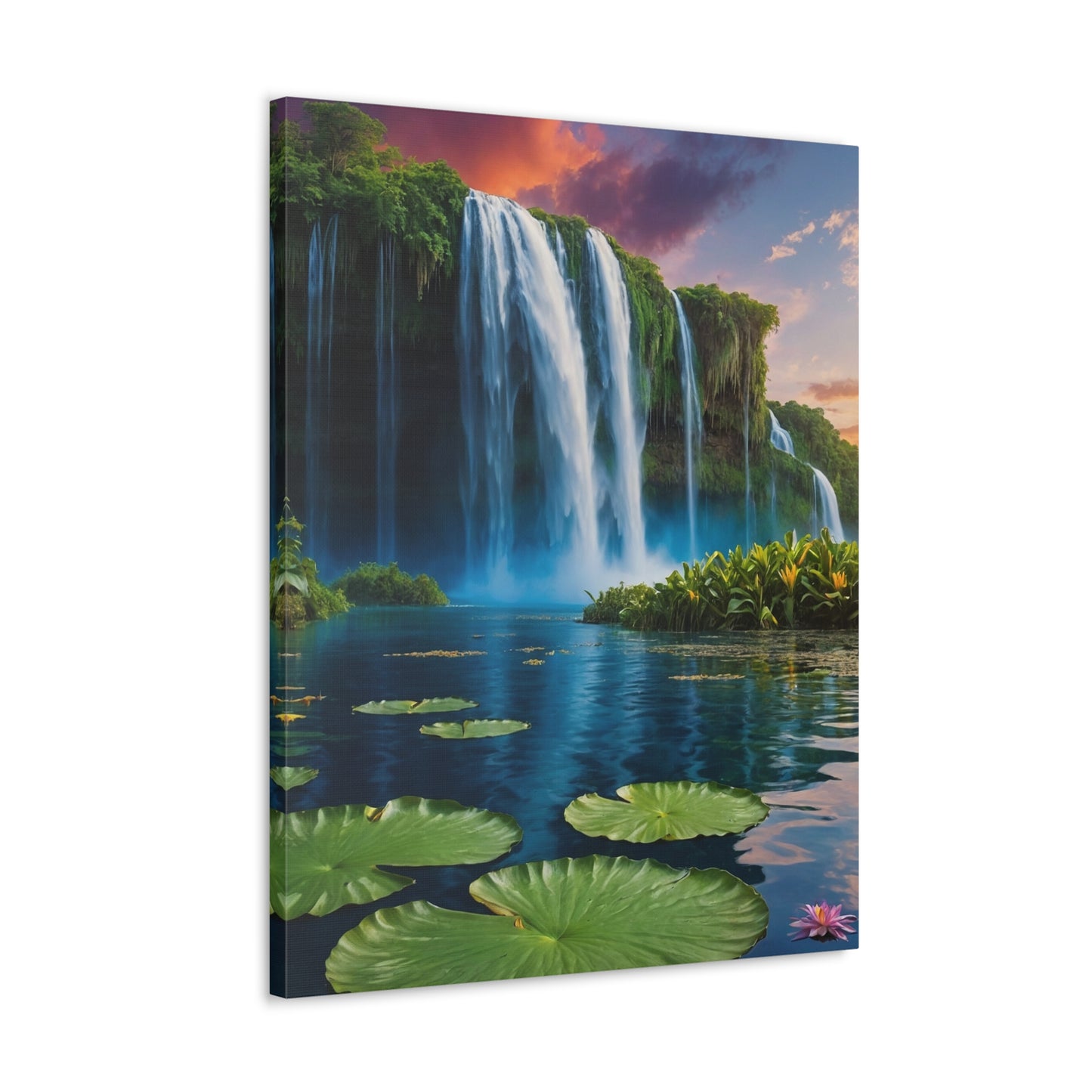 Blissful Lotus Art Canvas Ed. 3