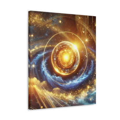 Energetic Orbs Art Canvas Ed. 16