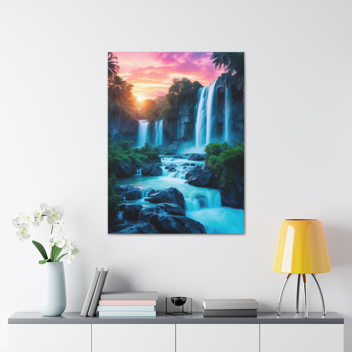 Majestic Waterfalls Art Canvas Ed. 31