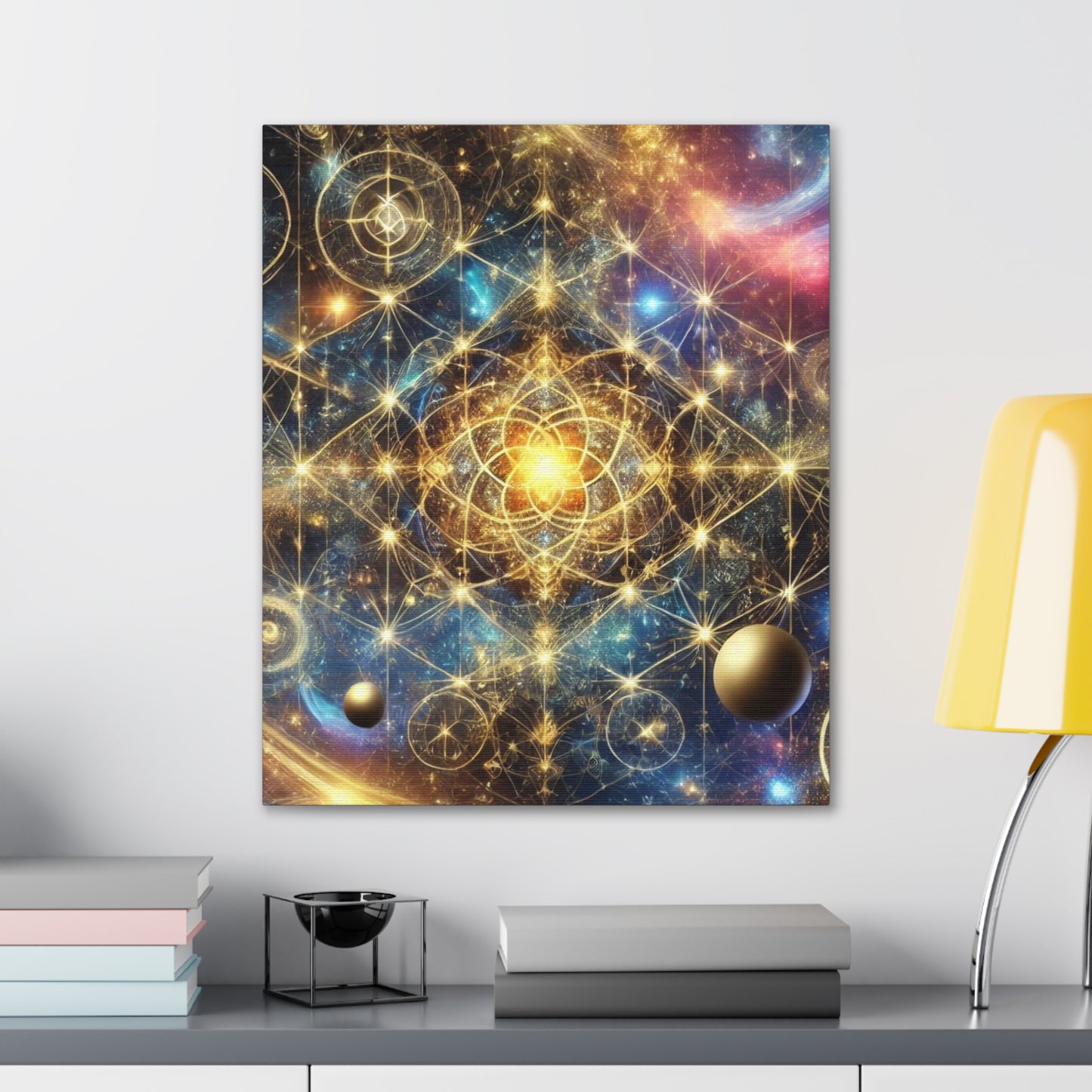 Sacred Geometry Art Canvas Ed. 72