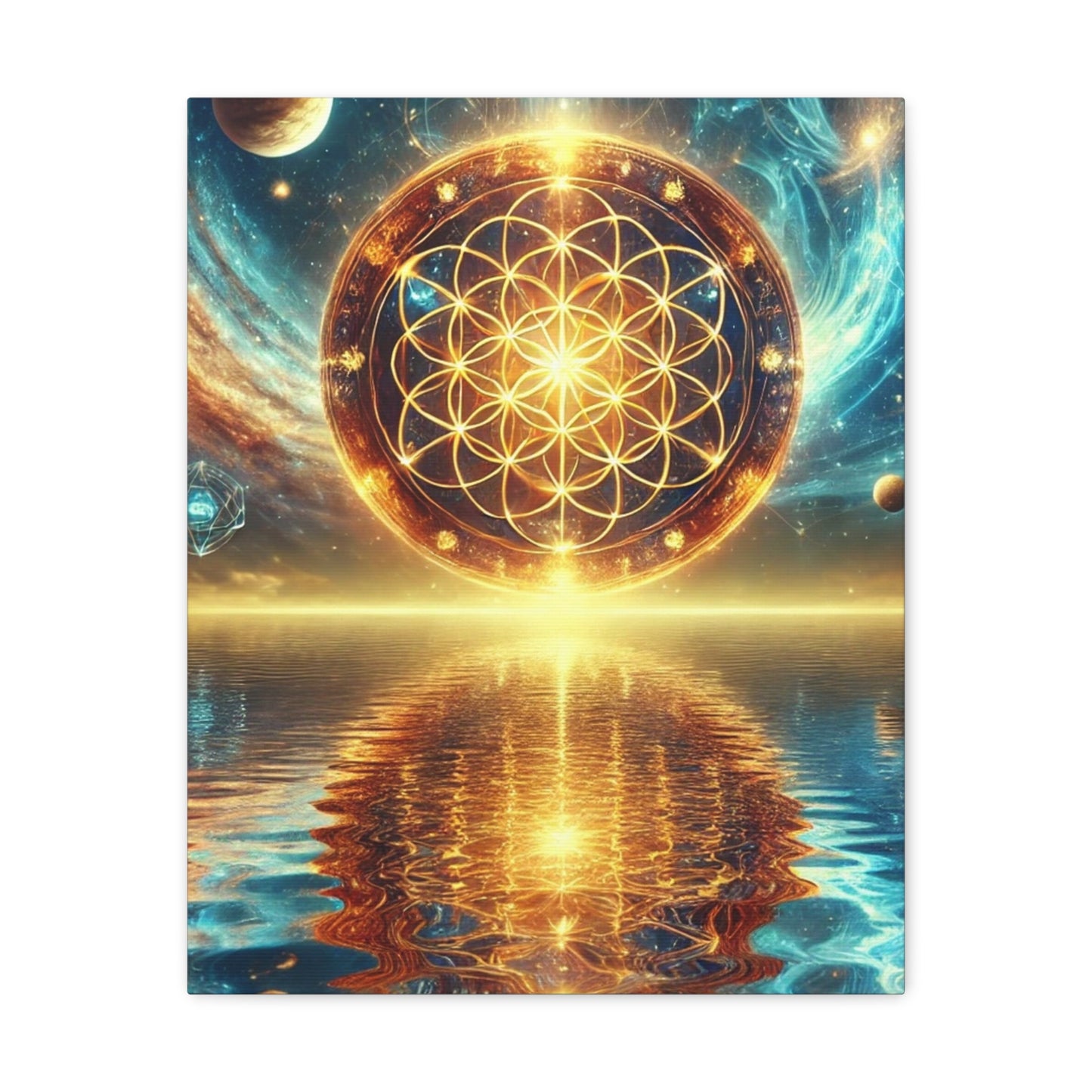 Sacred Geometry Art Canvas Ed. 49