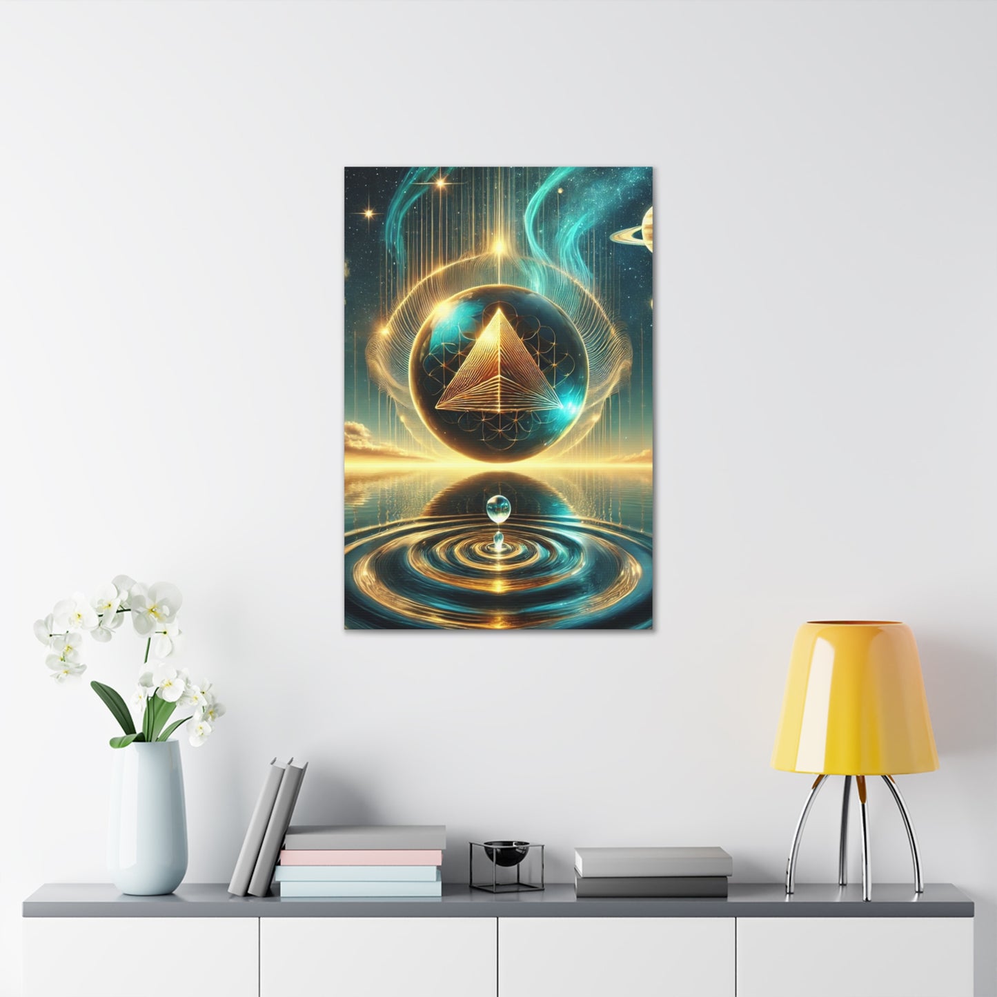 Sacred Geometry Art Canvas Ed. 35