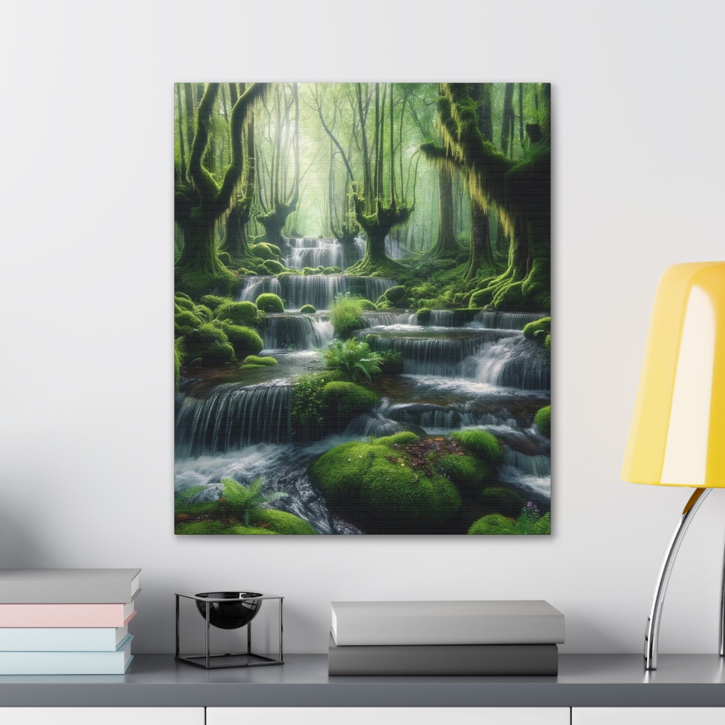 Majestic Waterfalls Art Canvas Ed. 1