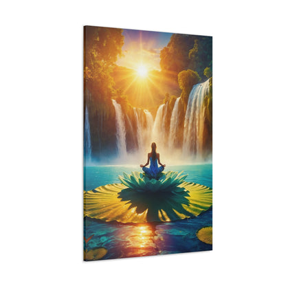 Blissful Lotus Art Canvas Ed. 13