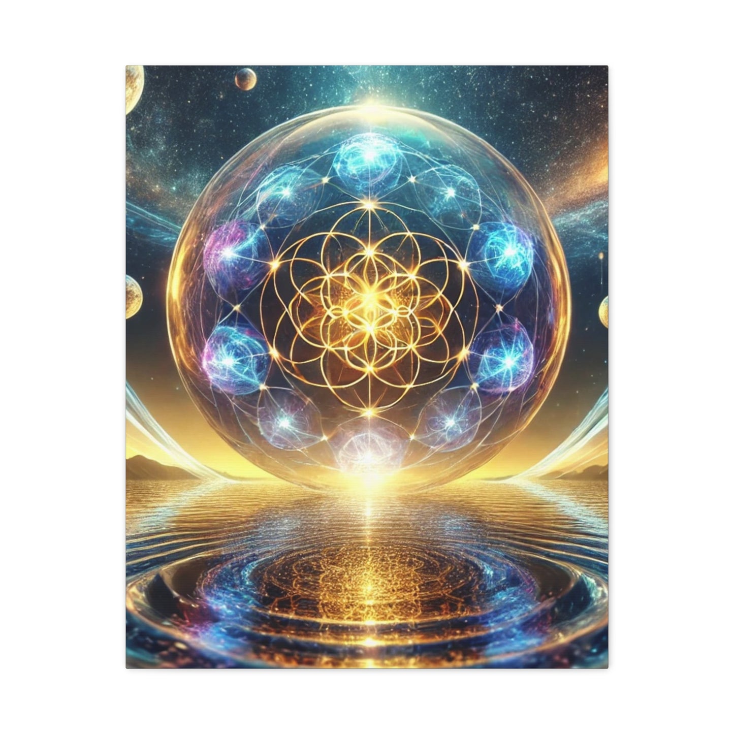 Sacred Geometry Art Canvas Ed. 12