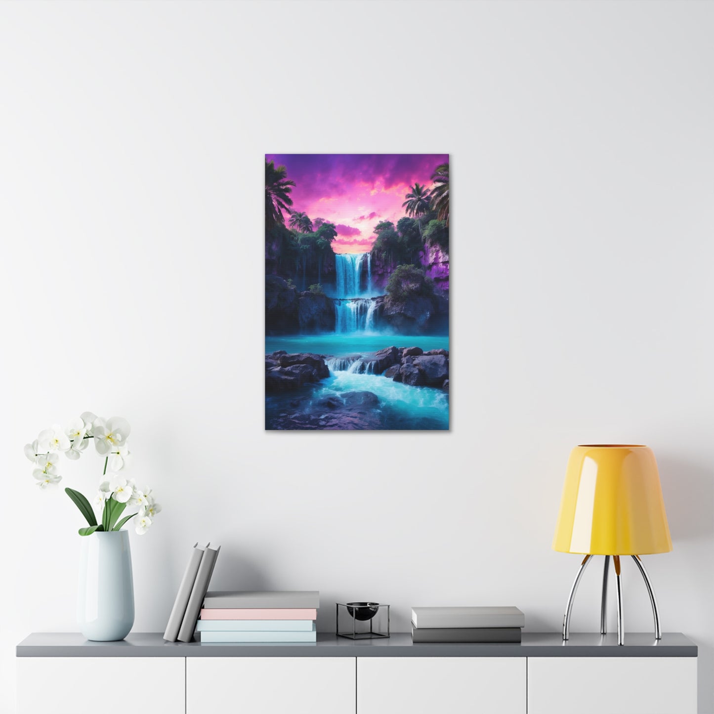 Majestic Waterfalls Art Canvas Ed. 29