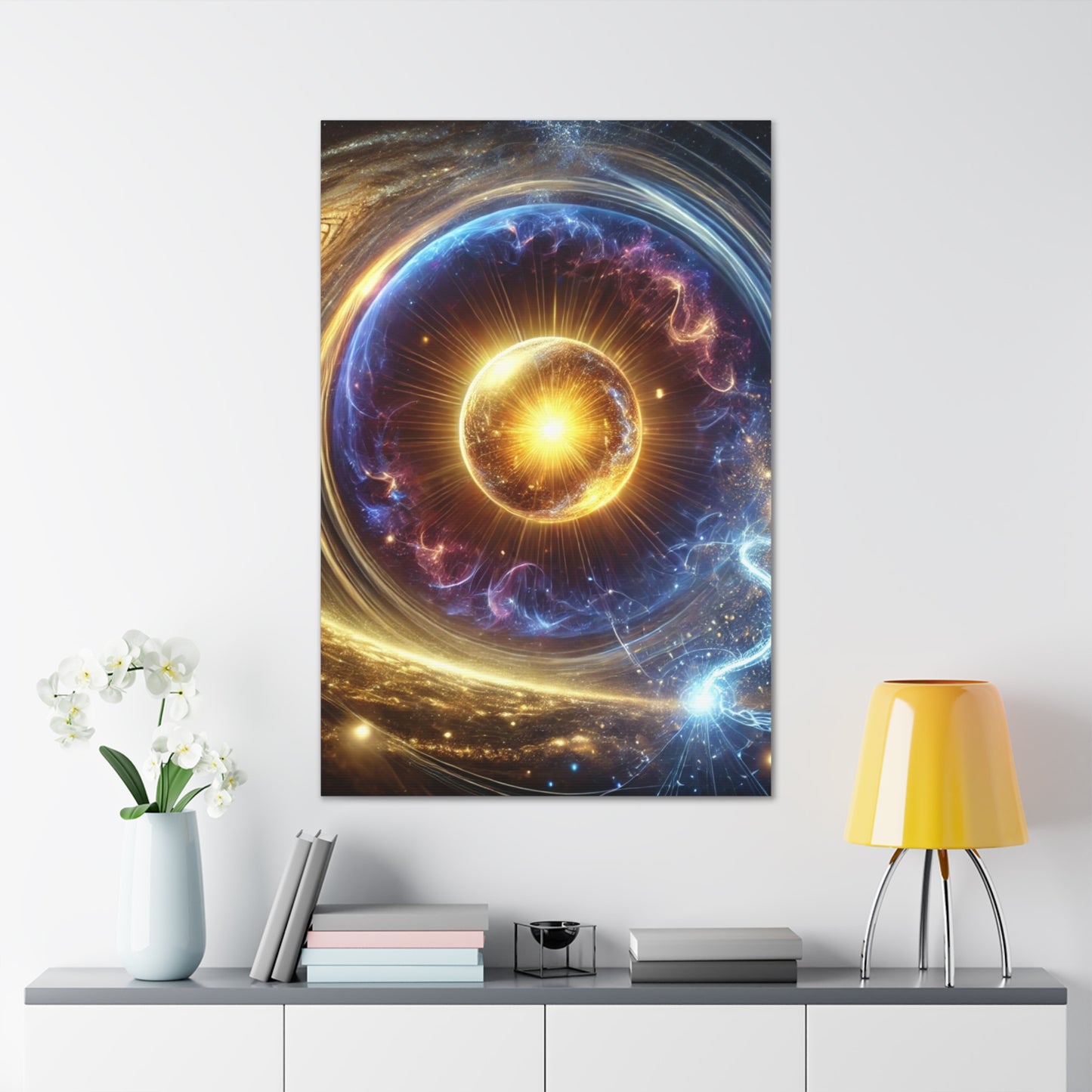 Energetic Orbs Art Canvas Ed. 9