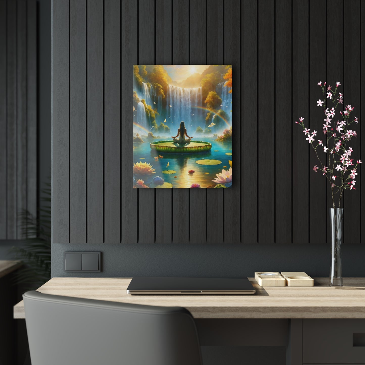 Blissful Lotus Acrylic Print Ed. 16