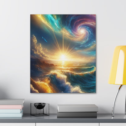 Serene Ocean Art Canvas Ed. 1