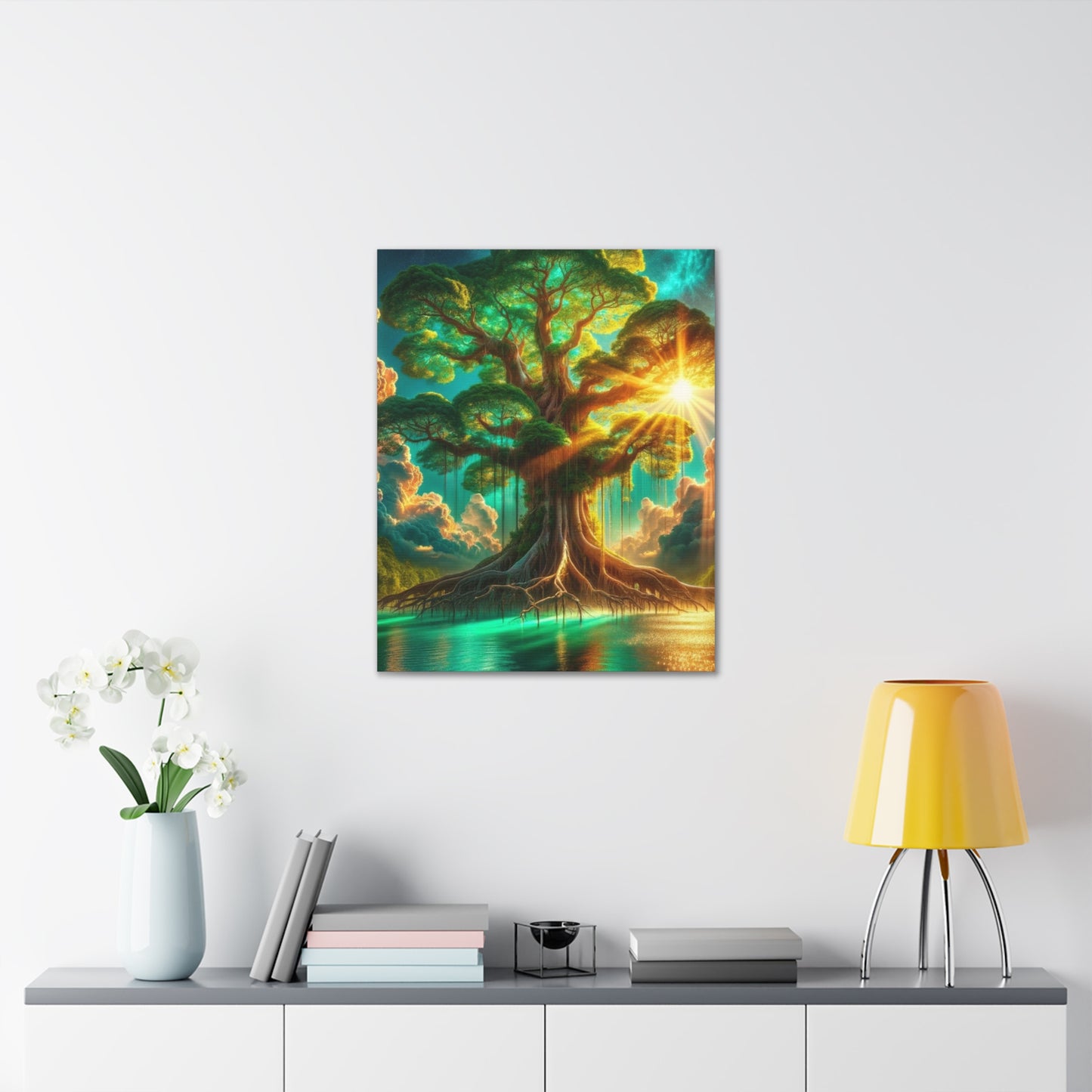 Trees of Light Art Canvas Ed. 12