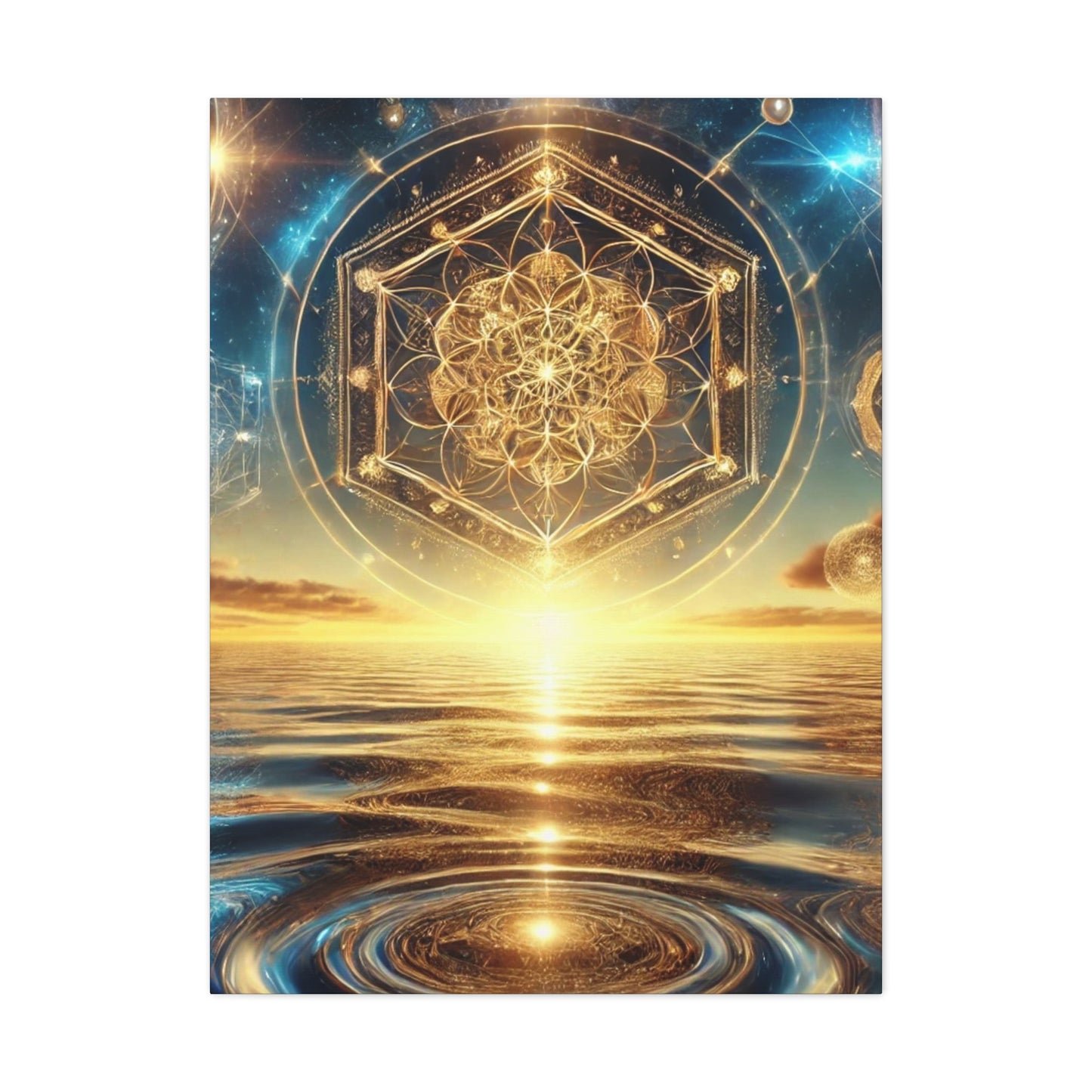 Sacred Geometry Art Canvas Ed. 96