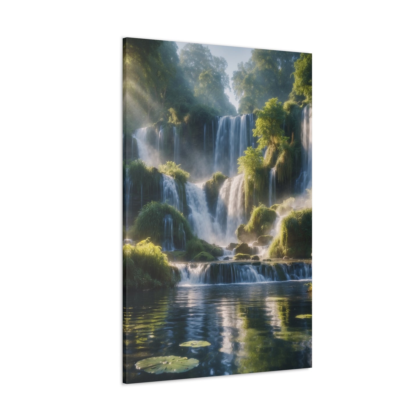 Majestic Waterfalls Art Canvas Ed. 12