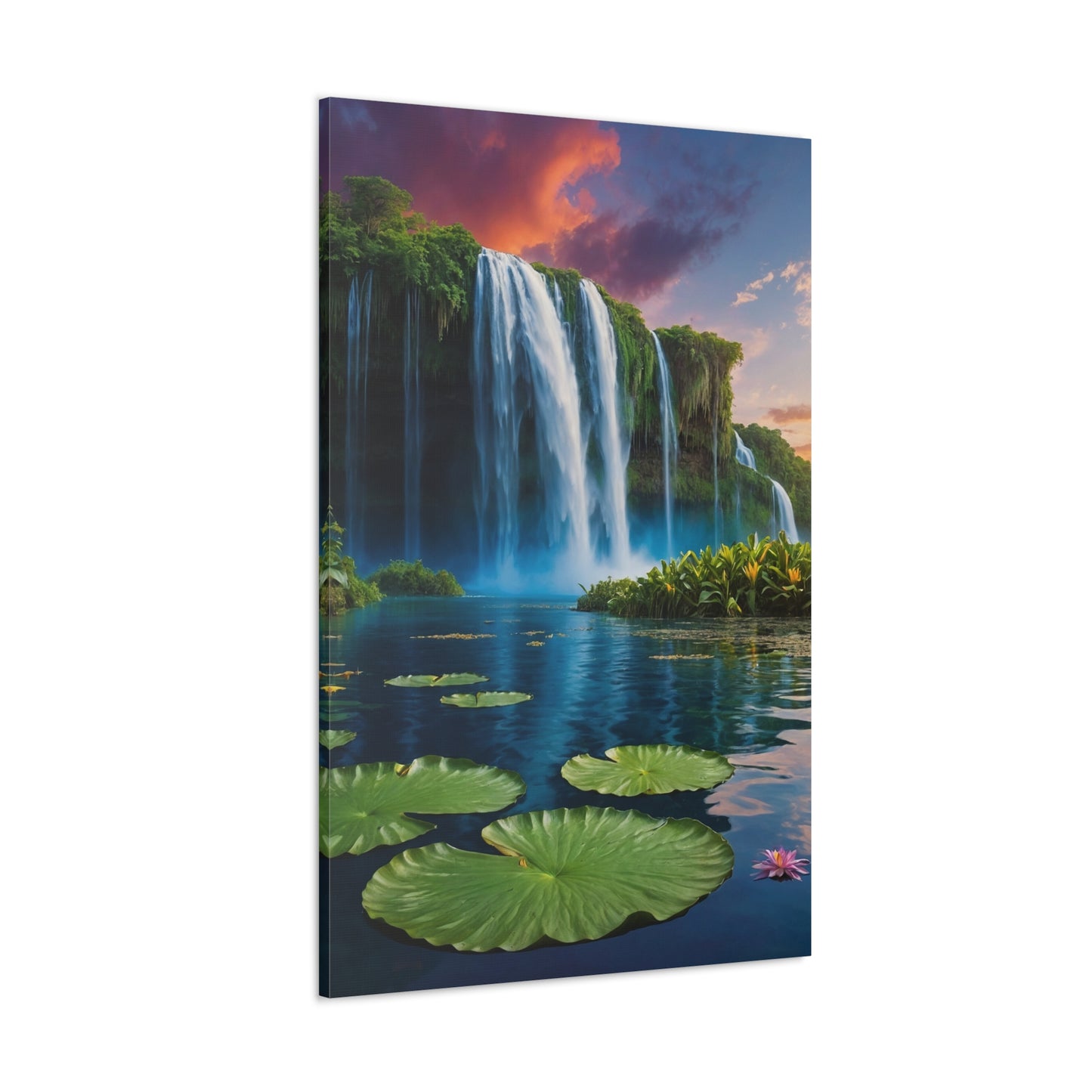 Blissful Lotus Art Canvas Ed. 3