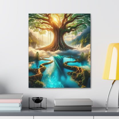 Trees of Light Art Canvas Ed. 11