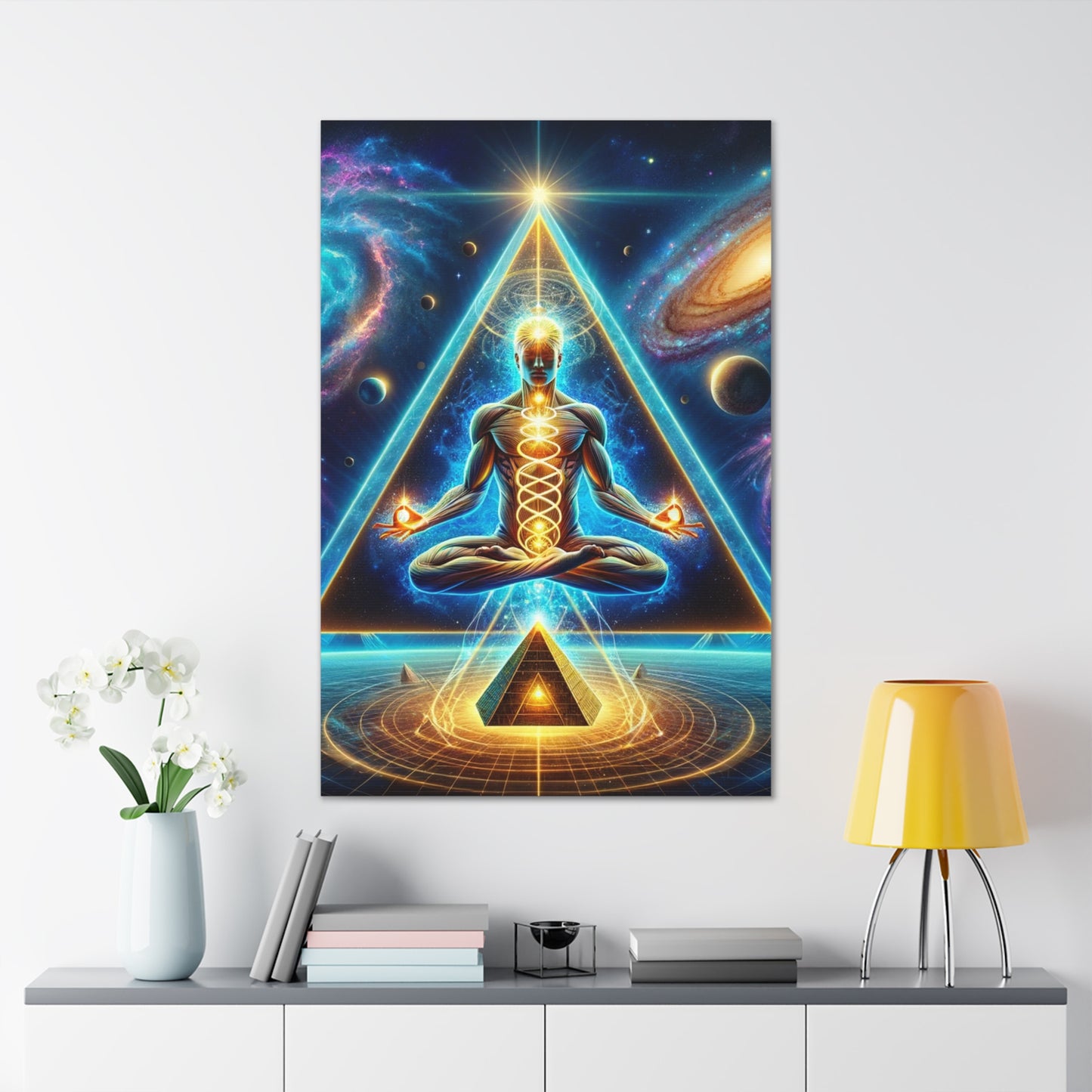 Quantum Entanglement Art Canvas Ed. 20