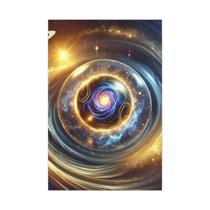 Energetic Orbs Art Canvas Ed. 14