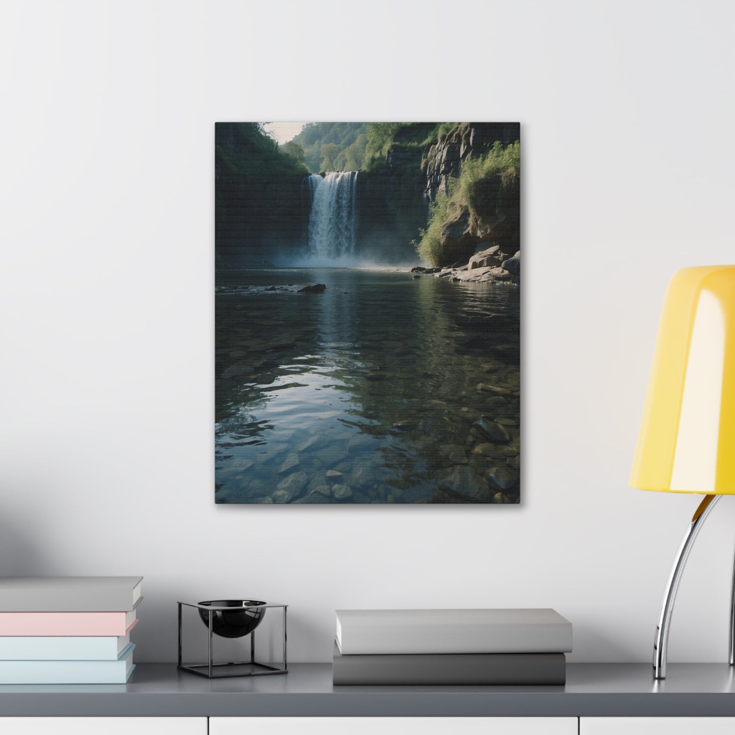 Majestic Waterfalls Art Canvas Ed. 8